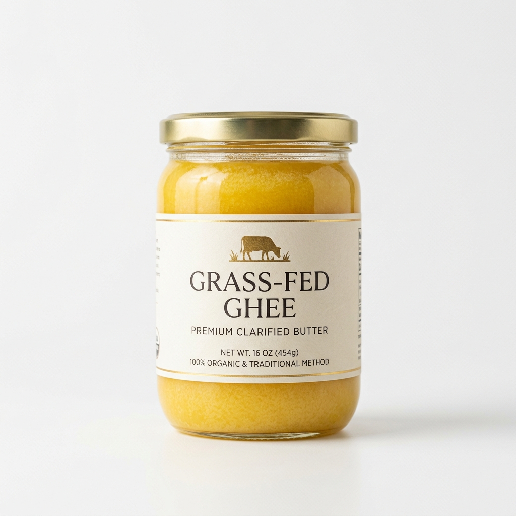 Grass-Fed Ghee jar detail